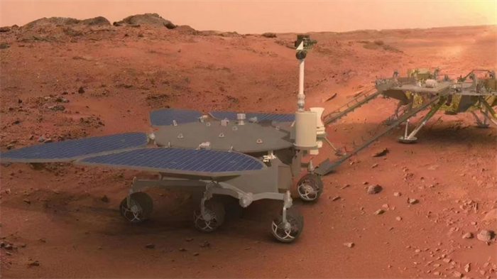 火星探测车祝融号正式休眠 极有可能是受到了沙尘暴的影响(3)